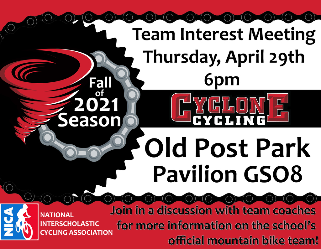 Cyclone Cycling information meeting. 