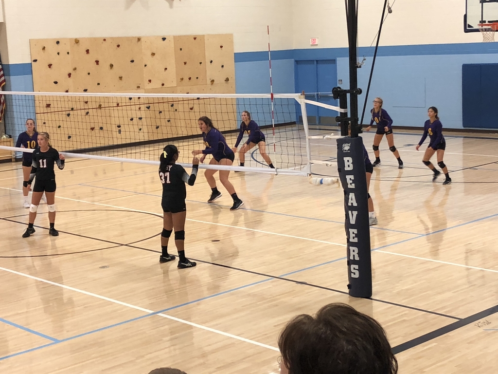 JV volleyball competing in Scott City against Colby.