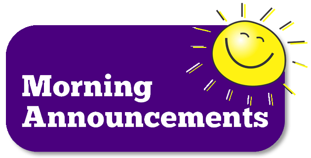 Announcements