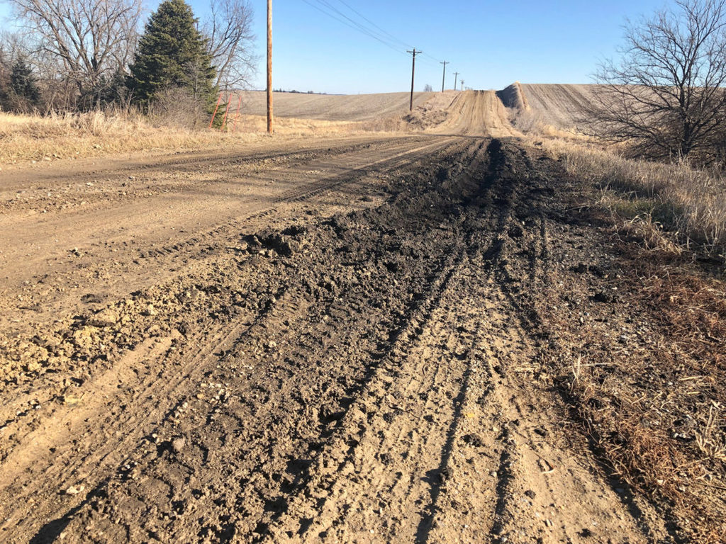 Muddy road