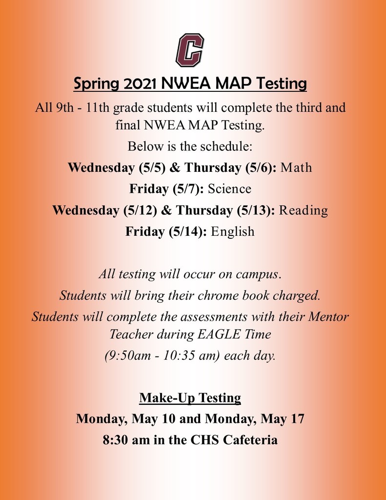 Spring MAP Testing 