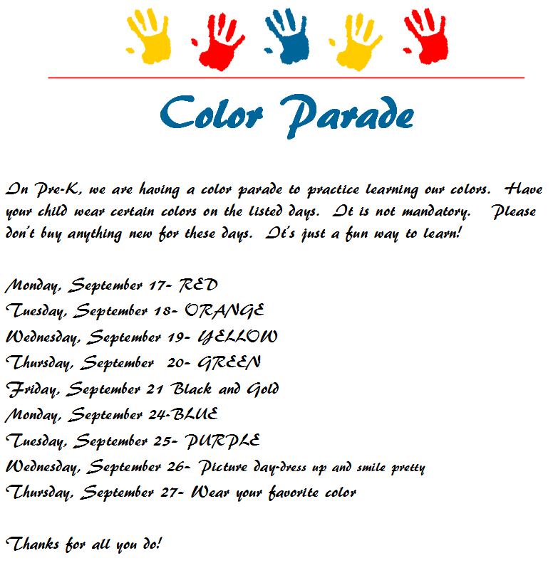 color parade