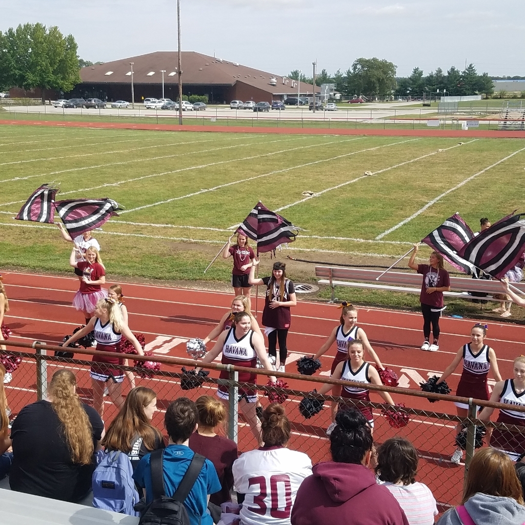 cheer and flags