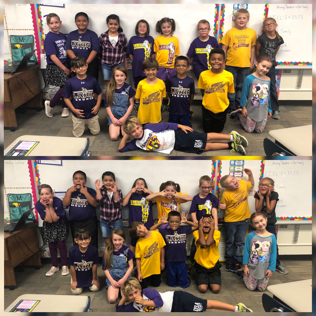 Purple & Gold Day for Spirit Week 💜💛