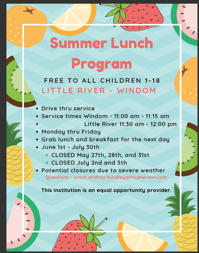 Summer Lunch Program