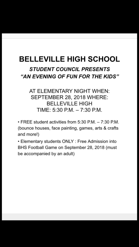 BHS Elementary Night