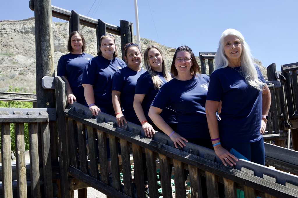 Roughrider 35 Team : Brook Volz, Lori Germundson, Jessica Farrow, Sarah Skarphol, Sarah Carkuff, Deb DeMoe