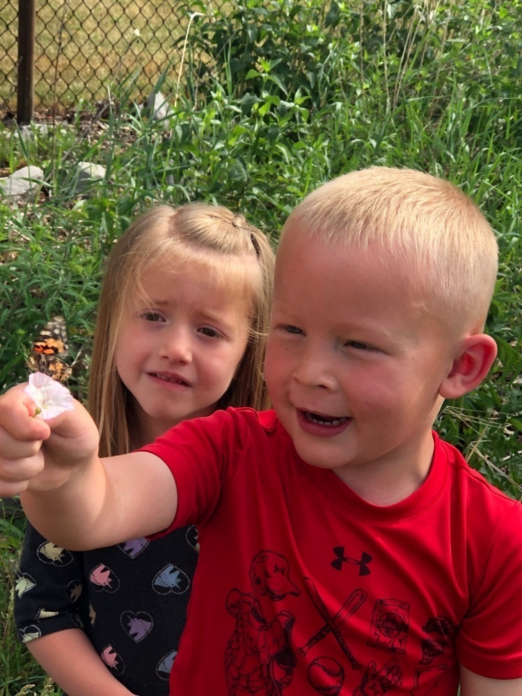 “Ocean” loved flowers!