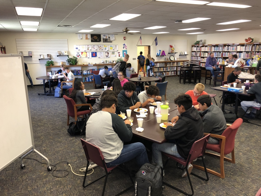 Students enjoying the first Brown’s Lunch of the year!