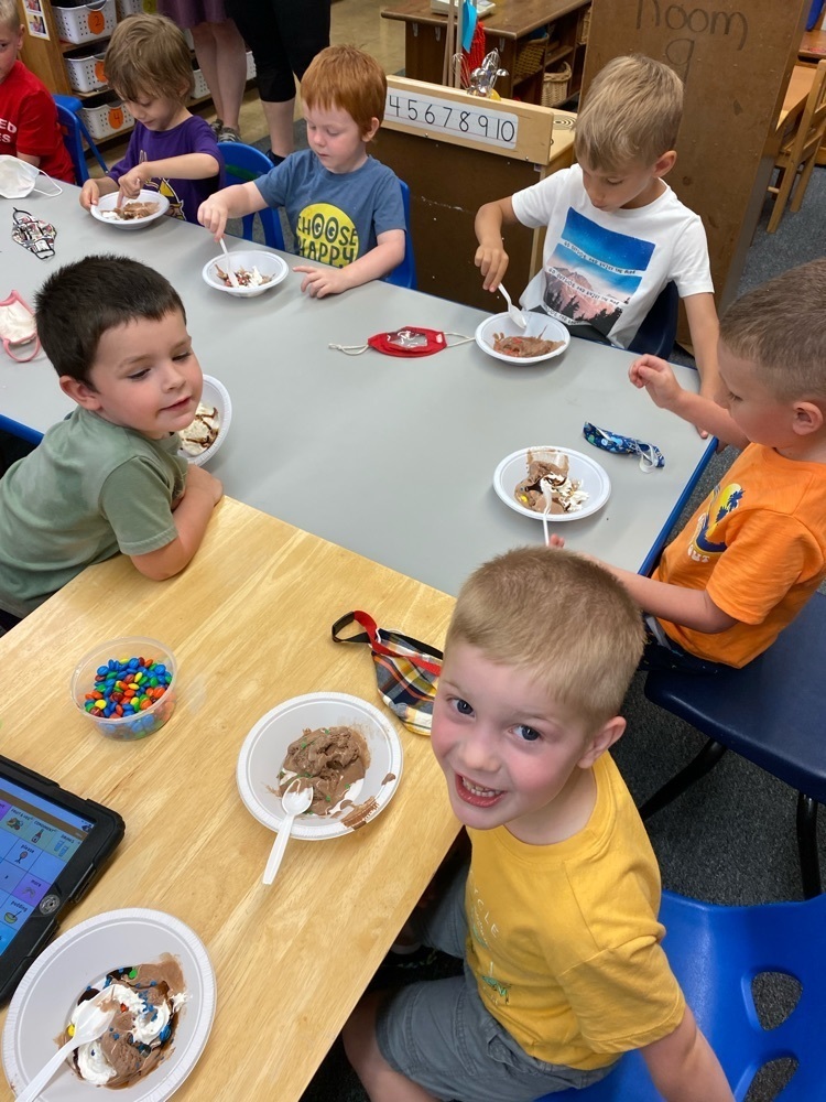 Ice cream parties are the best!