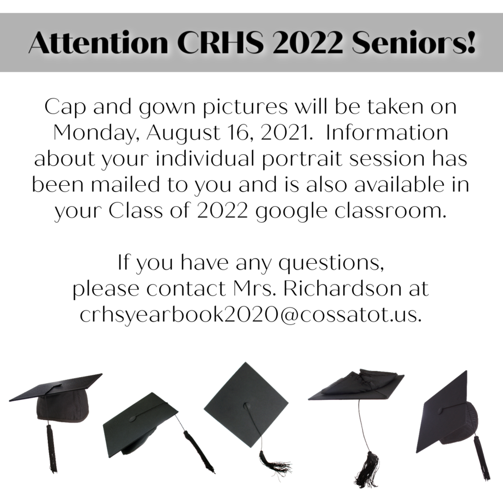 2022 CRHS Senior Portrait Sessions