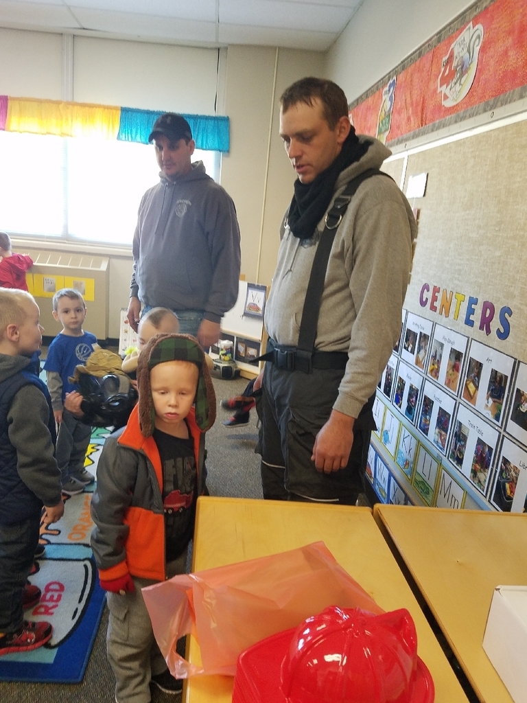 Learning about fire safety 