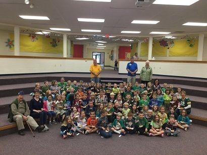 First Grade Flag Presentation