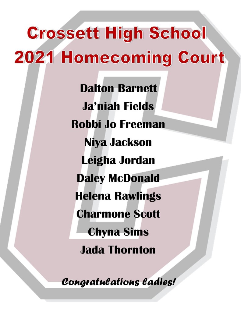 2021 Homecoming Court