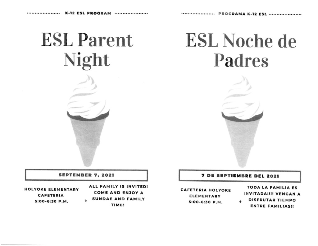 ESL Parent Night