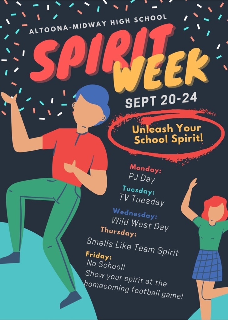 spirit week flyer