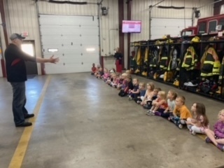 Kindergarten field trip to fire station