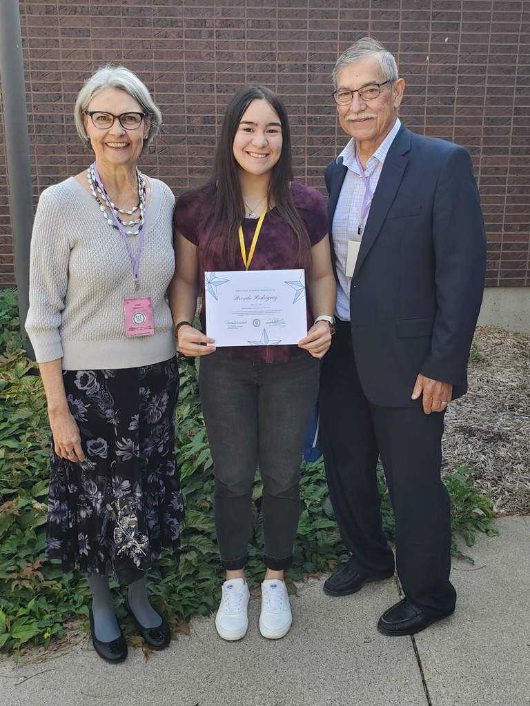 Brenda Rodriguez won the Jesusita and Santos Courage and Fortitude Scholarship