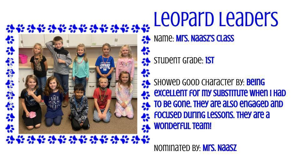 Mrs. Naasz's Class