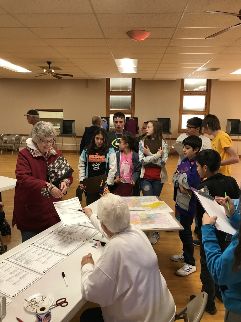 Learning about townships and a paper ballot with Geneva Williams