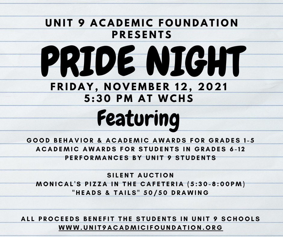 Pride Night is November 12th at 5:30