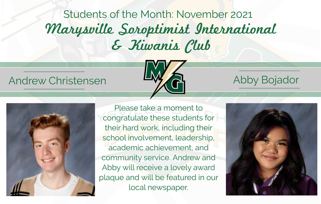 students of the month