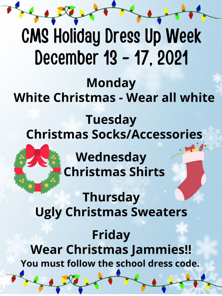 Holiday Dress Up Week