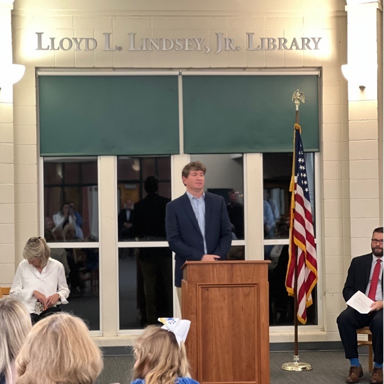 Tim Lindsey speaks at the dedication  