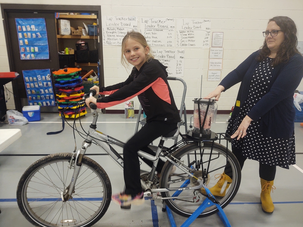 We had an amazing day in elementary PE! Students made blender bike smoothies and played reindeer tag! 🚲 🦌