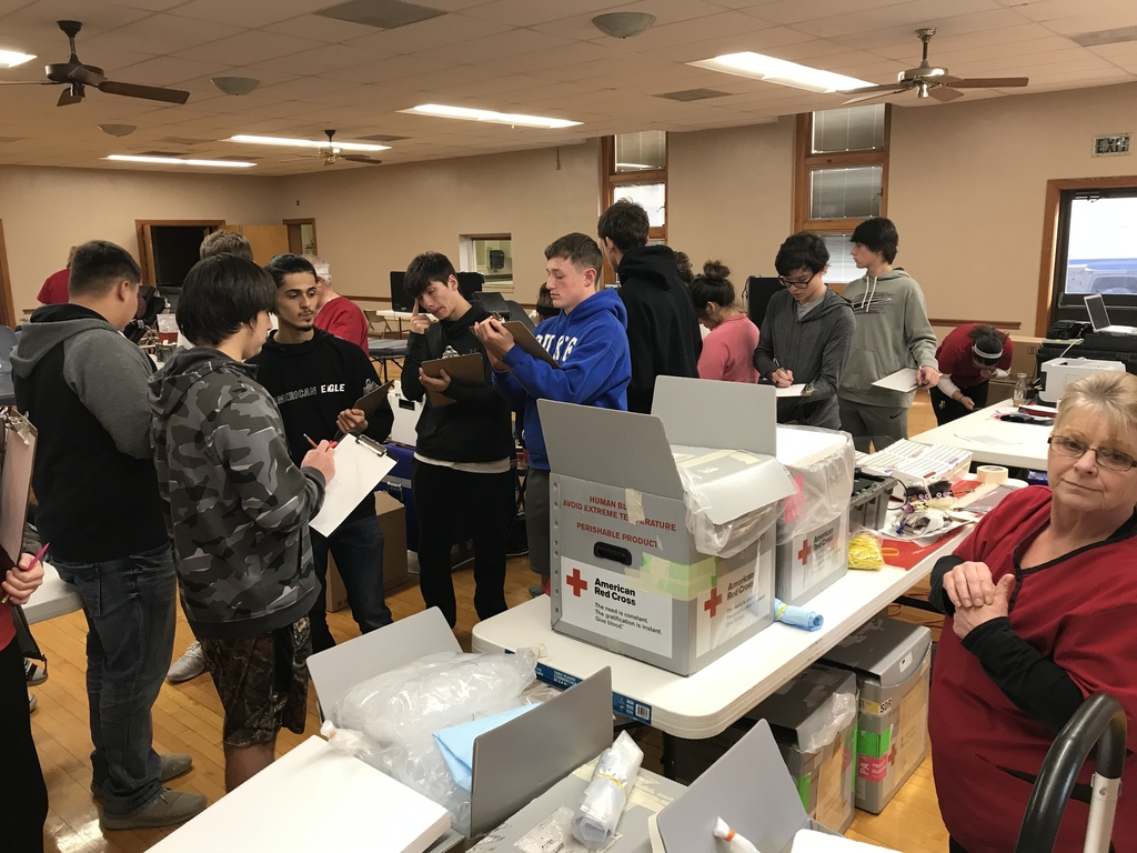 Learning how they pack and ship blood. 