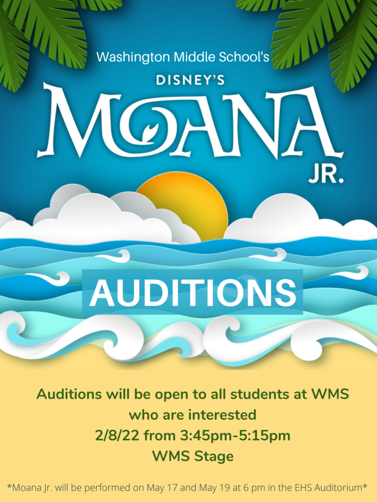 Moana Jr. Auditions