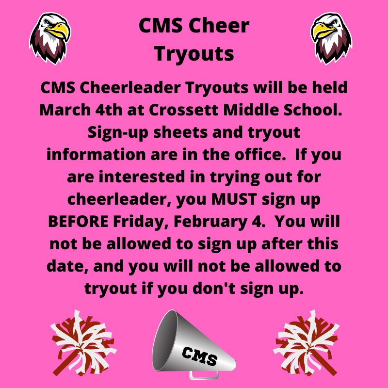 Cheer Tryout Information
