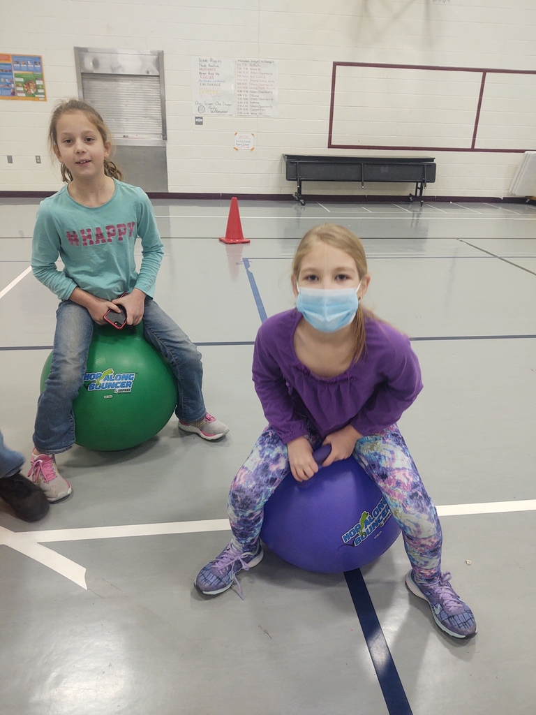 It might we cold and snowy outside but we are sweating and having fun in PE!