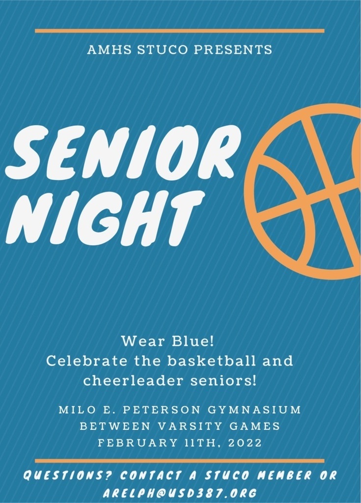 senior night flyer