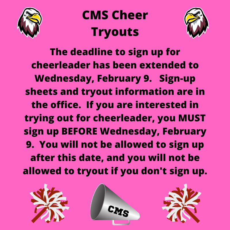 Cheer Sign Up Extended