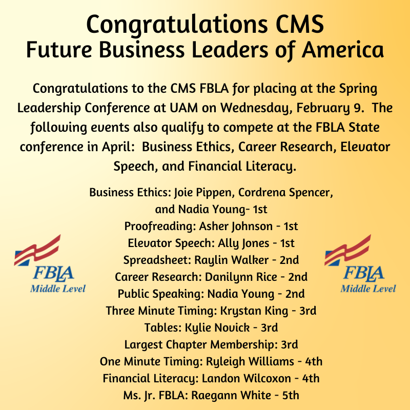 FBLA Spring Conference
