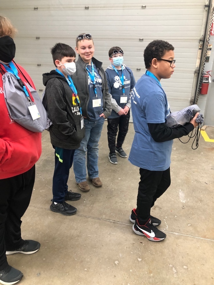 Students learning about a new trade!