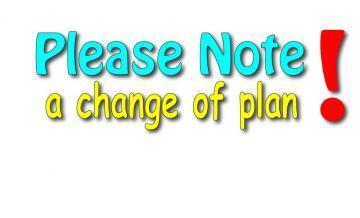 Change of Plan