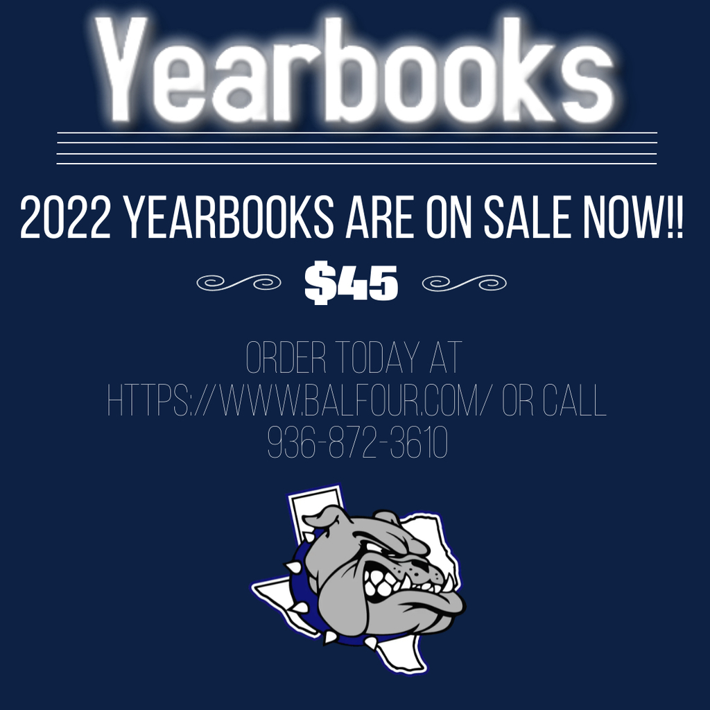 2022 YEARBOOKS ARE ON SALE NOW!!!