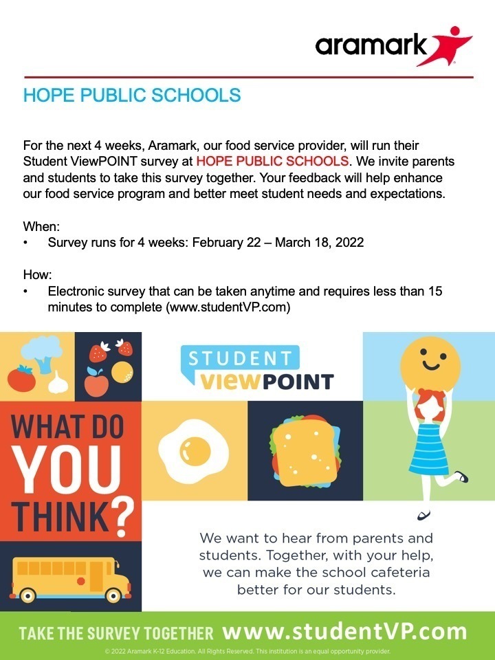 Food service survey