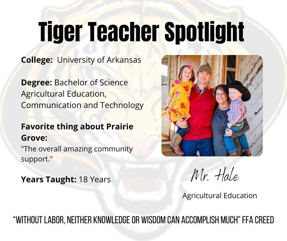 Teacher Spotlight- Hale