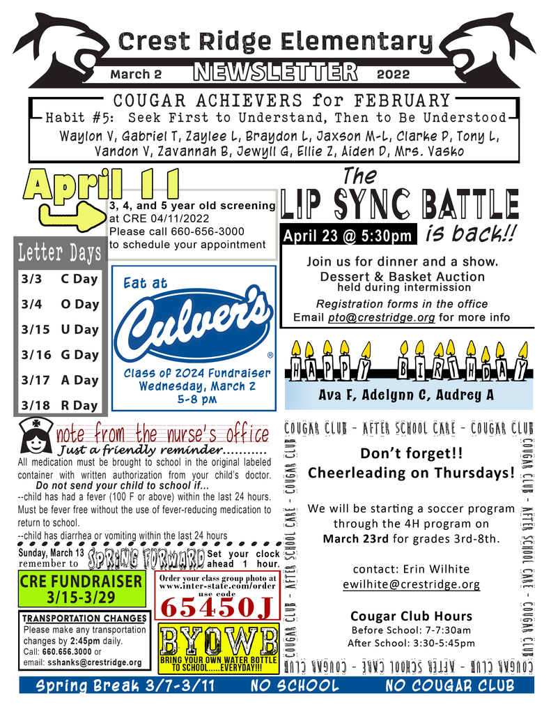 March 2 CRE Newsletter
