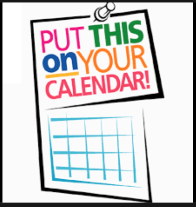 Put this on your calendar!