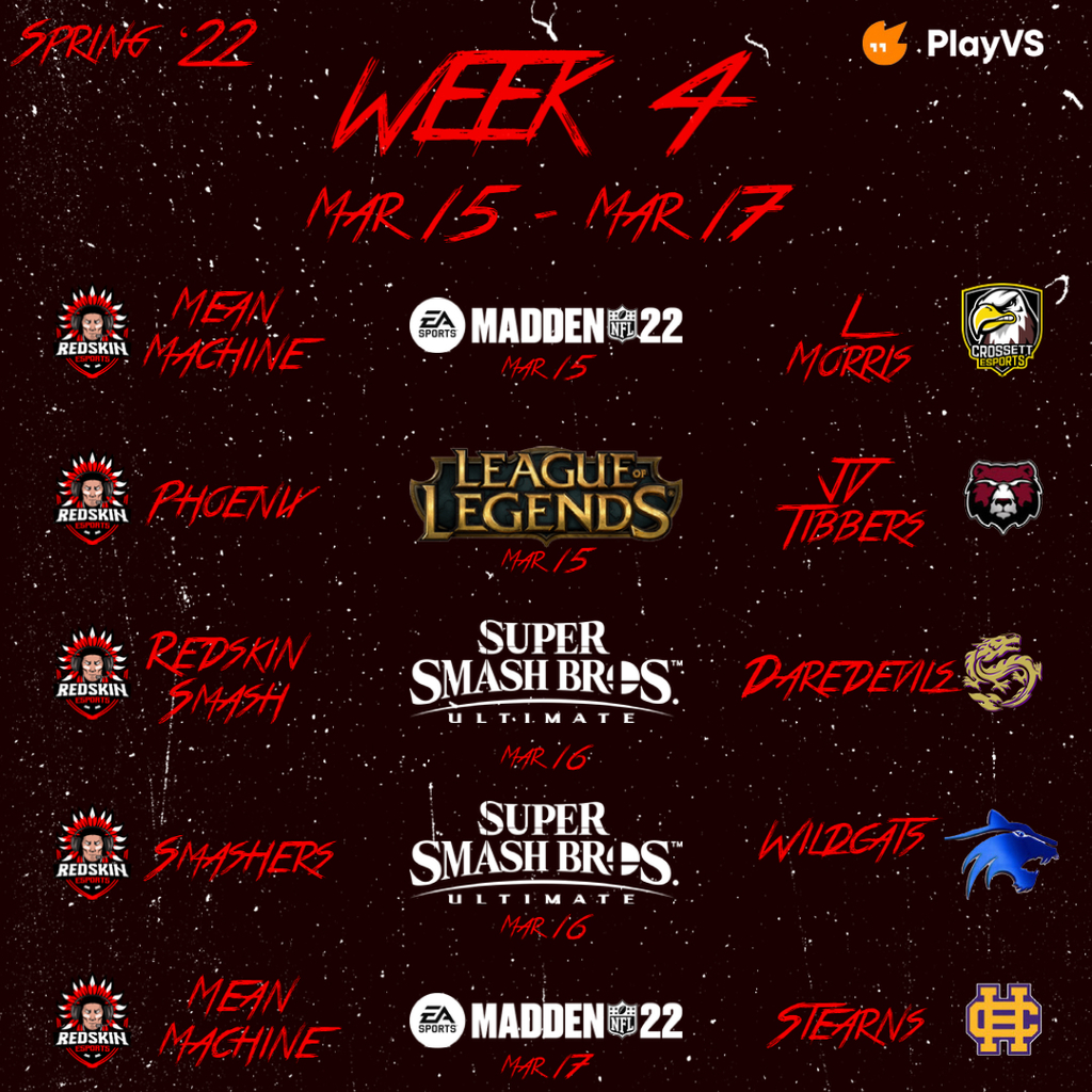 esports week 4 matches