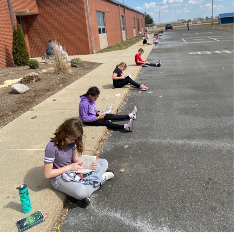 enjoying the weather