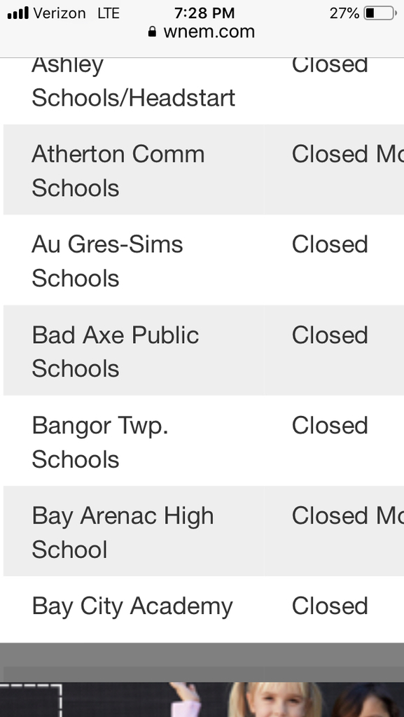 School closing
