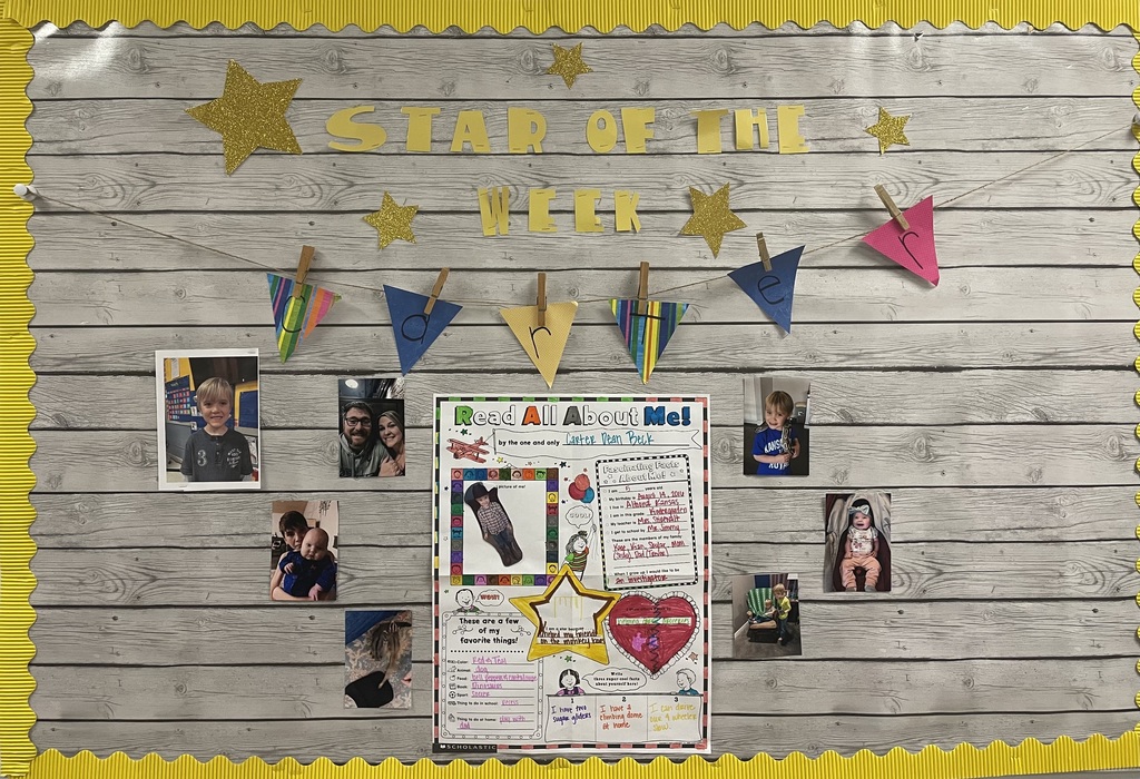 star of the week bulletin board