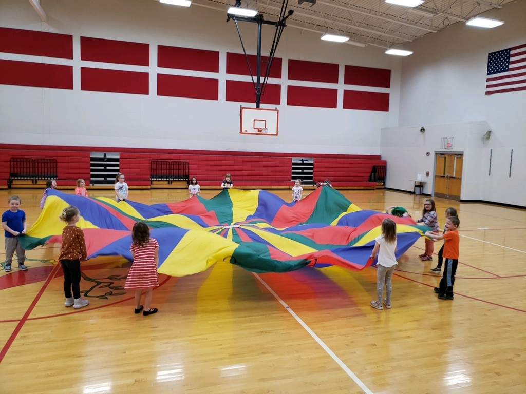 Making parachute waves.