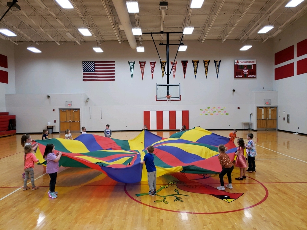 Popping "popcorn" with the parachute. 