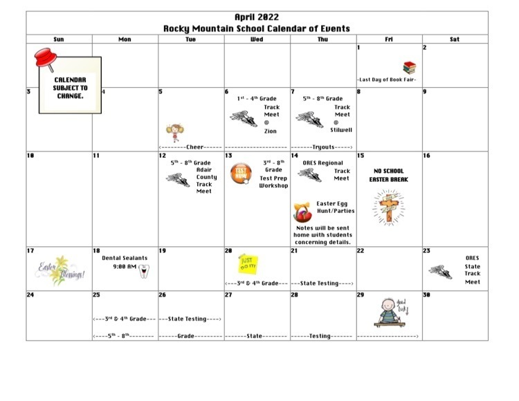 March 2022 Calendar